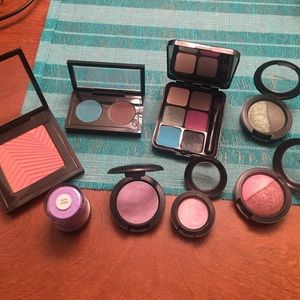 MAC eyeshadow, one pigment and a bronzer