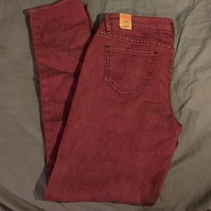 QSD Echo Beats cropped skinny jeans