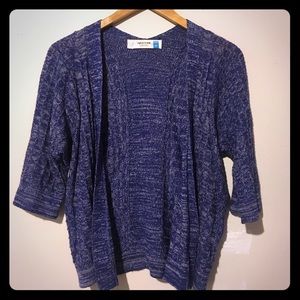 Anthropologie Sparrow 1/2 sleeve knit open sweater