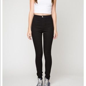 Pacsun bullhead black high rise jegging