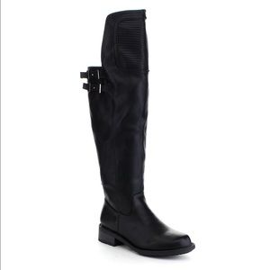 Qupid Women's Motorcycle Knee High Boots