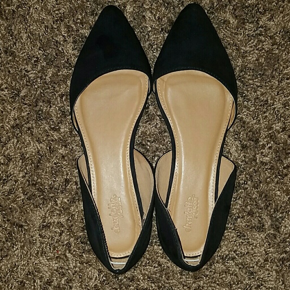 Ballerines Plates Charlotte Russe - Taille 6, Couleur Marine, Neuves Sans Boîte
