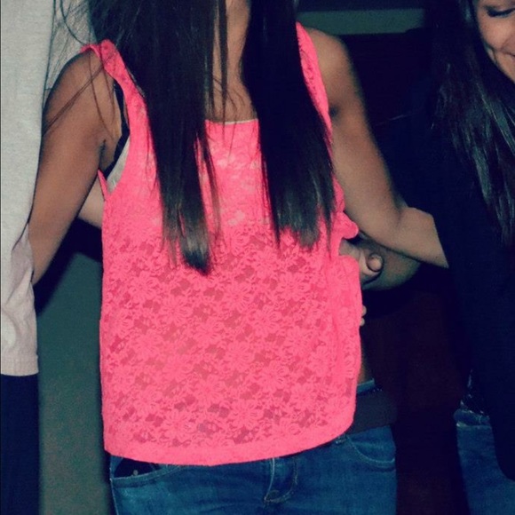 Pink tank top forever 21