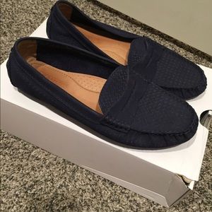 Navy blue Ralph Lauren loafers