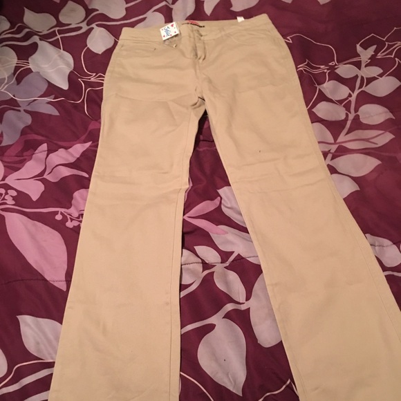 New Girls khaki uniform pants
