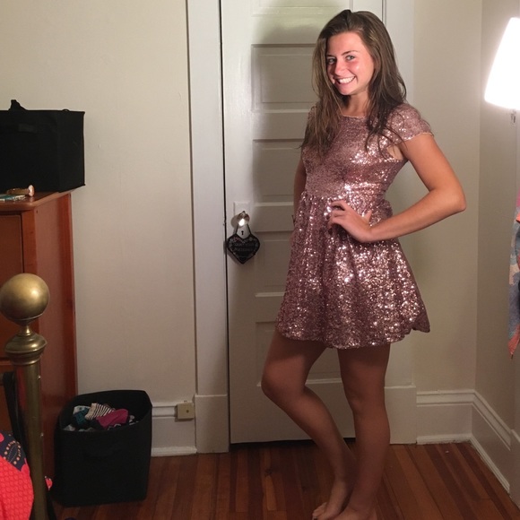 sequins dress
