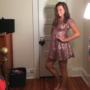sequins dress