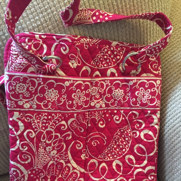 Vera Bradley Twirly Birds Pink Shopper Tote