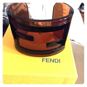 Fendi Resin "FF" Cuff