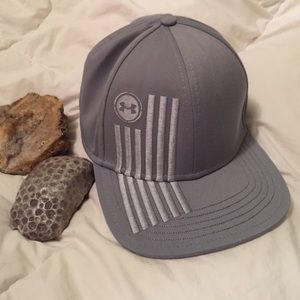 Grey Under Armour Hat