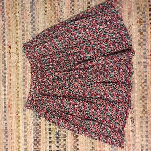 floral skater skirt