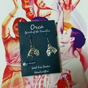 Handcrafted hypo allergenic pewter earrings