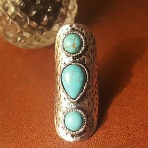 Turquoise and Silver Ring