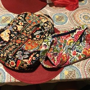 Vera Bradley mini back pack + small purse