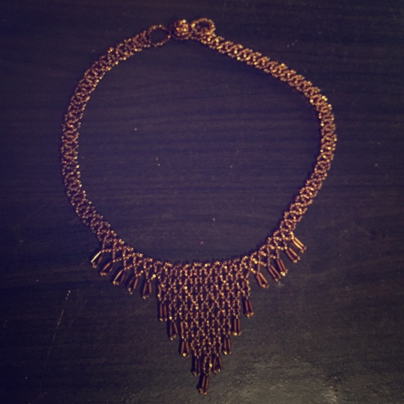 Beaded Necklace Anthropologie NWOT