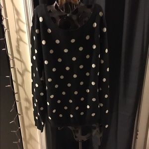 Polka dot sweater!