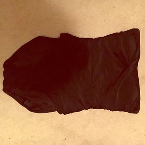 Black one piece slimming swim suit