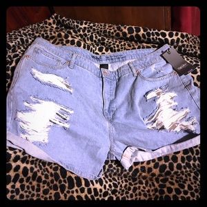 Mossimo distressed shorts new with tags