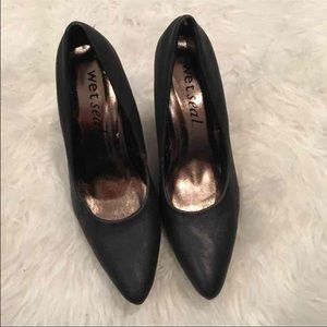 ❌SOLD❌Wet seal black heels
