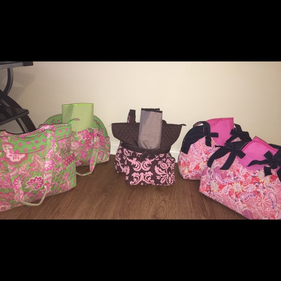 Diaper bags with matching changing mats never used - Picture 1 of 3
