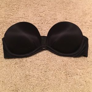 Victoria's Secret Black Strapless Bra