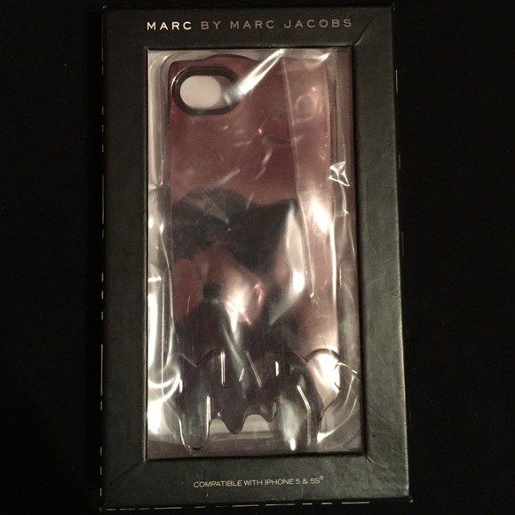 Marc Jacobs iPhone 5/5s Melts Case in gunmetal