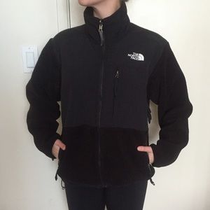 Womens North Face Black Fleece