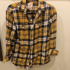 American eagle yellow flannel