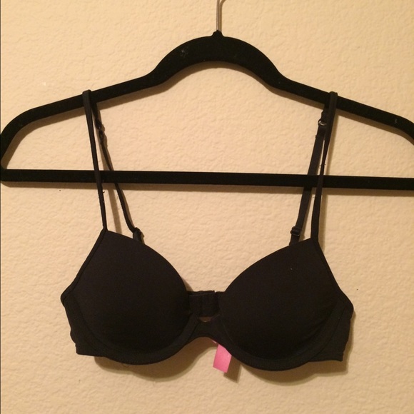 VS Pink T-Shirt Bra- Black