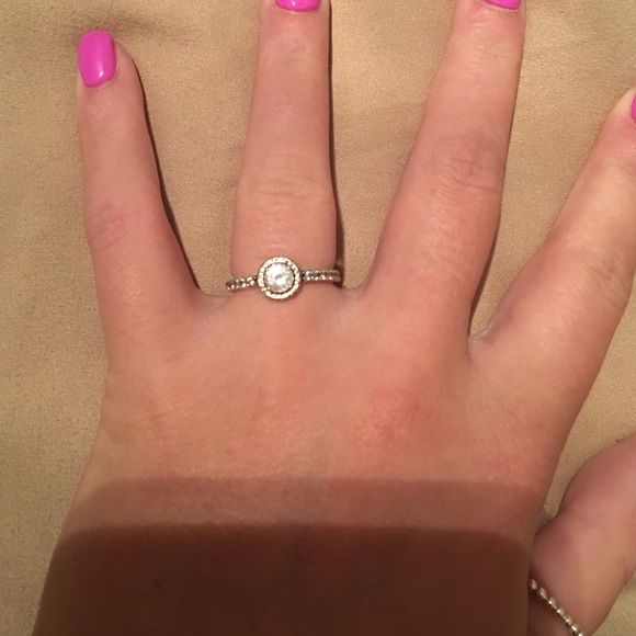 Women's Pandora ring.