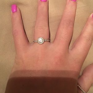 Women's Pandora ring.