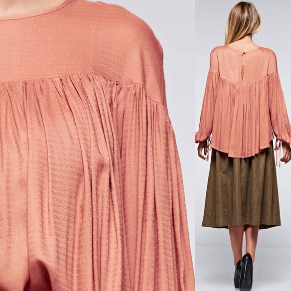 Draping Blouse Top - Picture 2 of 3