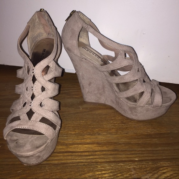 Madden Girl Suede Wedges