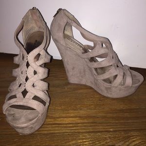 Madden Girl Suede Wedges