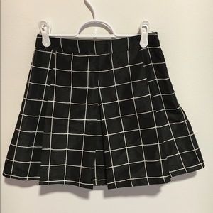 UO Silence+ Noice grid pleated skirt