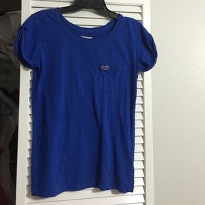 Blue hollister shirt