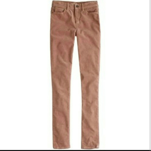 J. Crew  High-waisted skinny cord brown