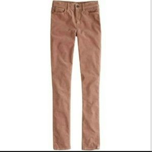 J. Crew  High-waisted skinny cord brown