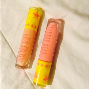 Jeffree Star liquid lipsticks in Nude Beach & 714