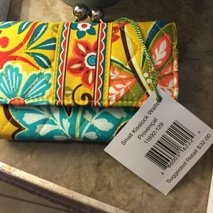 ‼️SALE‼️Vera Bradley kiss-lock wallet