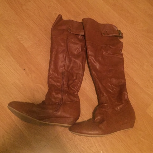 Brown Knee High Boots size 6