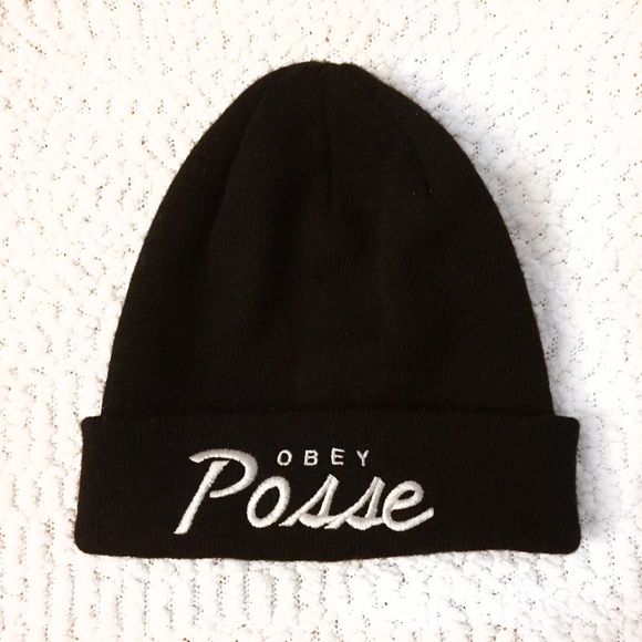 Obey Posse Black Beanie