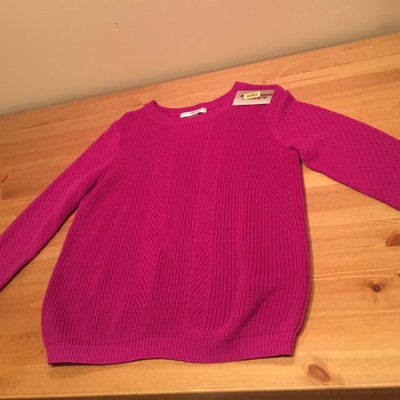 Fuchsia pink sweater