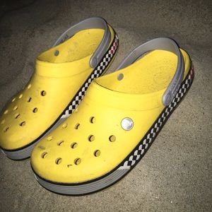 yellow crocs