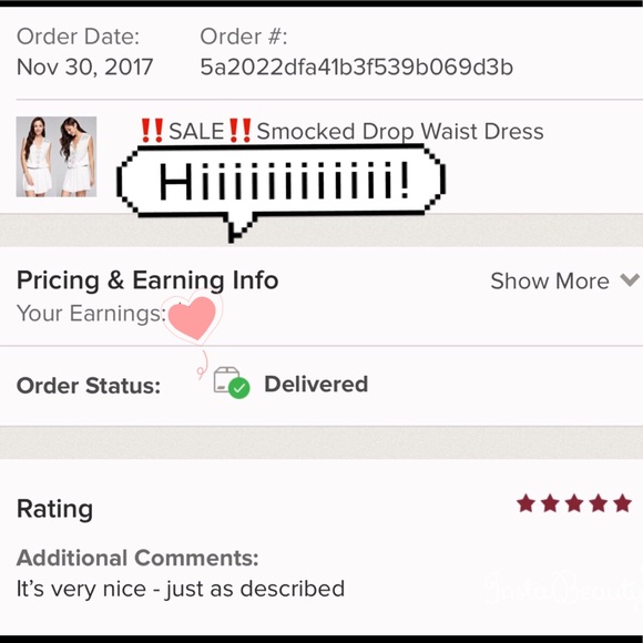 ‼️SOLD OUT‼️Smocked Drop Waist Dress - Picture 4 of 4