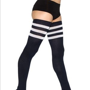 American Apparel thigh highs rave festival