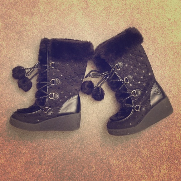 Kids Justice Black boots