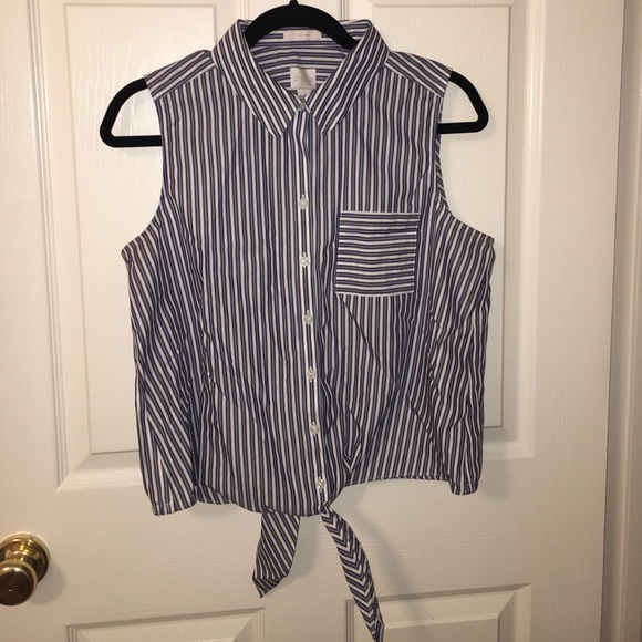 Chico's Collar sleeveless Top.