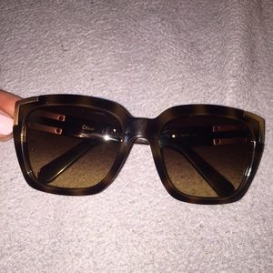 Chloe CE632S Oversized Square Chloe sunglasses