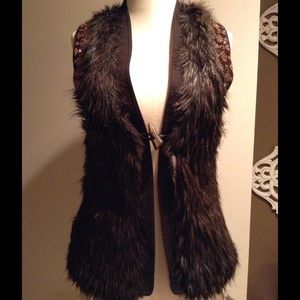 Guess Faux Fur Vest